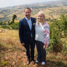 Kronprinsparet besøkte Oromia der de besøkte et norskstøttet prosjektet med særlig fokus på redusert jordforvitring og bedre jordsmonn. Foto: Vidar Ruud / NTB scanpix